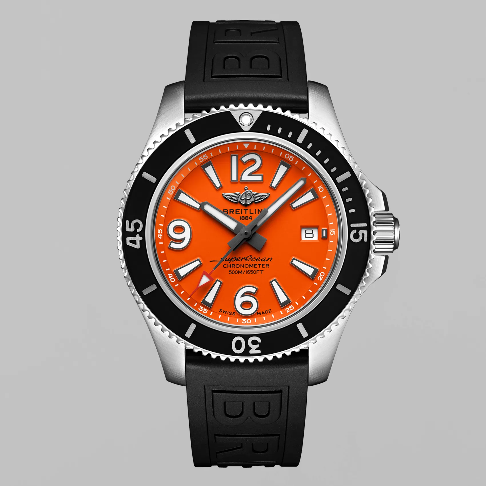 Superocean Automatic Stainless Steel Orange 42MM A17366D71O1S1
