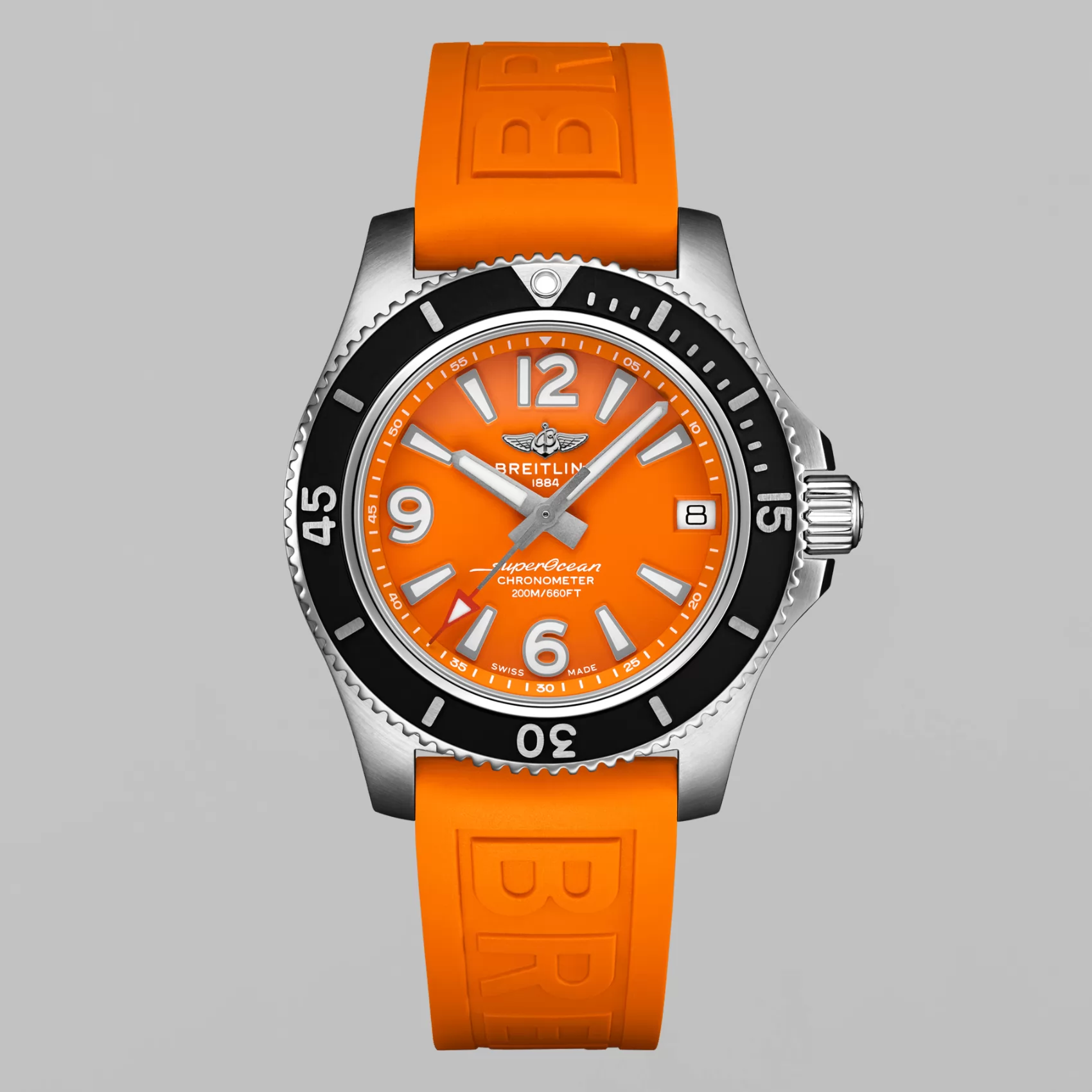 Superocean Automatic Stainless Steel Orange 36MM A17316D71O1S1